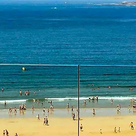 Mirando Al Mar. Playa America Apartmán Nigrán